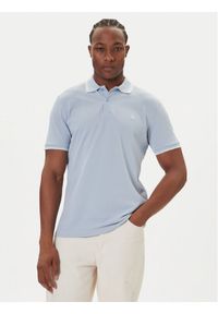 Selected Homme Polo 16087840 Błękitny Regular Fit. Typ kołnierza: polo. Kolor: niebieski. Materiał: bawełna