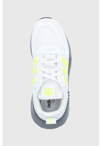 adidas Originals buty dziecięce Multix GW5541 kolor szary. Nosek buta: okrągły. Zapięcie: sznurówki. Kolor: szary. Materiał: materiał. Szerokość cholewki: normalna #4