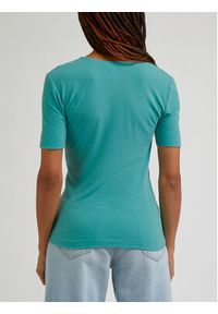 Lee T-Shirt L49FIP41 112333692 Zielony Slim Fit. Kolor: zielony. Materiał: syntetyk #4