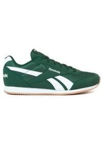 Buty do chodzenia dla dzieci Reebok Royal Cljog 2. Zapięcie: sznurówki. Kolor: zielony. Materiał: materiał, syntetyk, tkanina. Szerokość cholewki: normalna. Model: Reebok Royal. Sport: turystyka piesza