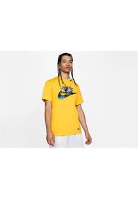 Koszulka sportowa męska Nike Futura Basketball Tee University Gold. Kolor: żółty. Długość rękawa: krótki rękaw. Długość: krótkie. Sport: koszykówka #1