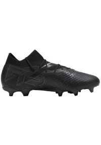 Buty piłkarskie Puma Future 7 Pro FG/AG M 107707 02 czarne. Kolor: czarny. Materiał: materiał, dzianina. Szerokość cholewki: normalna. Sport: piłka nożna #4