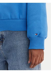 TOMMY HILFIGER - Tommy Hilfiger Bluza Corp Logo WW0WW47831 Niebieski Regular Fit. Kolor: niebieski. Materiał: bawełna, syntetyk #5