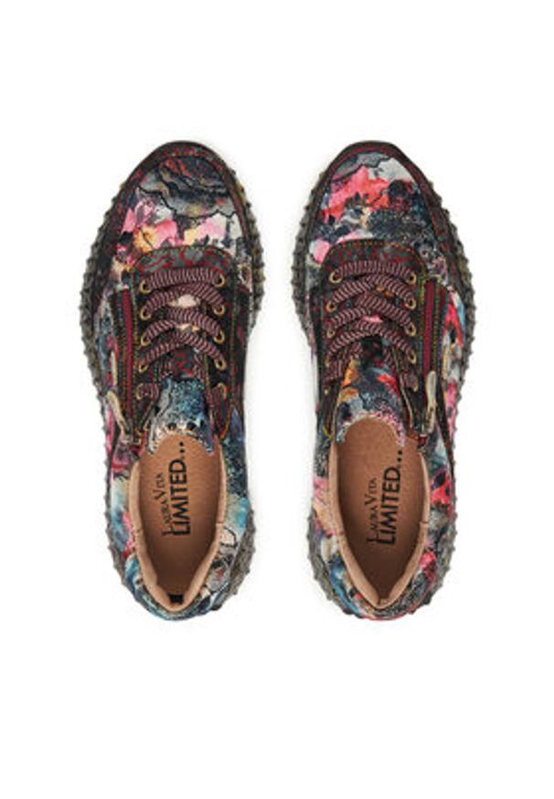 Laura Vita Sneakersy Burton 1123 Różowy. Kolor: różowy. Materiał: skóra