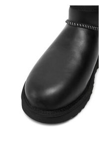 Ugg Śniegowce W Classic Ultra Mini Lthr Regen 1163490 Czarny. Kolor: czarny. Materiał: skóra #6