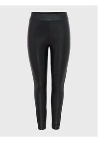 only - ONLY Legginsy Cool Coated 15187844 Czarny Extra Slim Fit. Kolor: czarny. Materiał: syntetyk #6