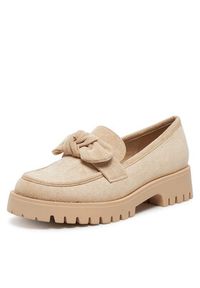 DeeZee Loafersy HXG2108-93 Beżowy. Kolor: beżowy. Materiał: materiał #3