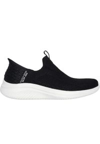 skechers - Buty damskie SKECHERS Ultra Flex 3.0 Easy Win. Kolor: czarny, biały, wielokolorowy. Model: Skechers Sport. Sport: turystyka piesza