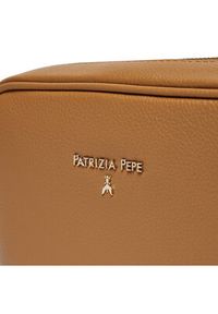 Patrizia Pepe Torebka CB0071/L001-B800 Brązowy. Kolor: brązowy. Materiał: skórzane