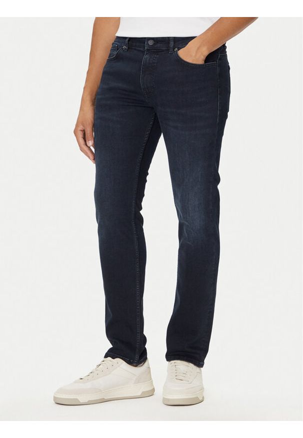 BOSS Jeansy Delaware Bo 50549503 Granatowy Slim Fit. Kolor: niebieski