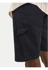 Jack & Jones - Jack&Jones Szorty jeansowe Jjitony 12252814 Czarny Loose Fit. Kolor: czarny. Materiał: bawełna #8