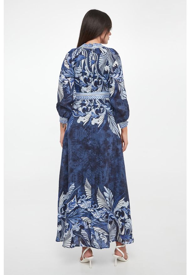 Hale bob - Sukienka maxi lniana HALE BOB. Materiał: len. Długość: maxi