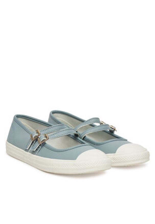 Converse Baleriny Chuck Taylor All Star Dainty Mary Jane A11492C Niebieski. Kolor: niebieski. Materiał: skóra