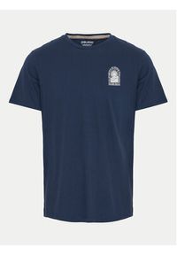 Blend T-Shirt 20716481 Granatowy Regular Fit. Kolor: niebieski. Materiał: bawełna #3