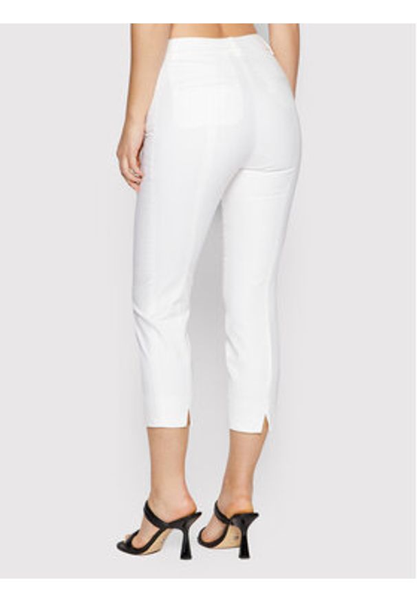 PESERICO - Peserico Spodnie materiałowe P04855J0 Biały Regular Fit. Kolor: biały. Materiał: bawełna