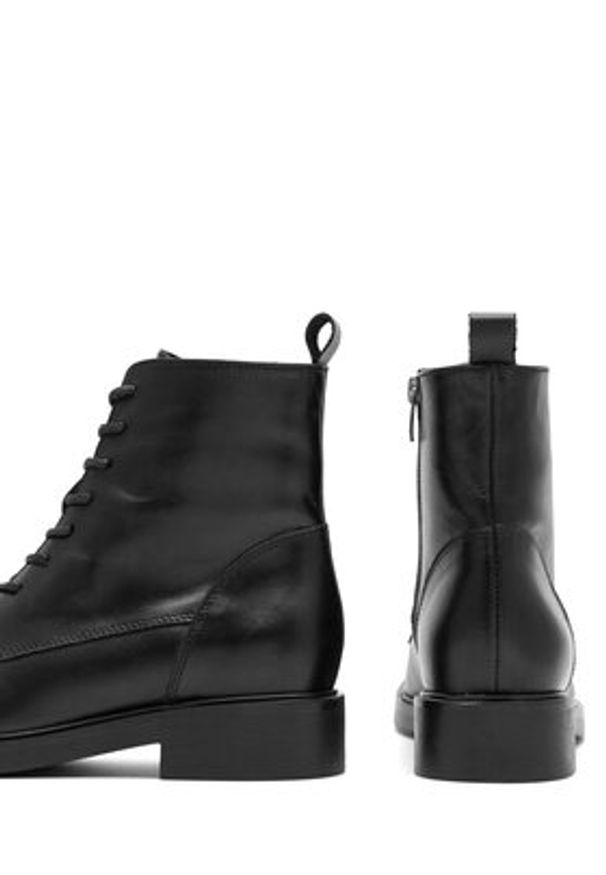 Gino Rossi - GINO ROSSI Trzewiki ANITA-25205PE Czarny. Kolor: czarny. Materiał: skóra