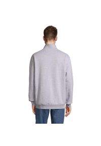 SOL'S - Bluza Rozpinana Unisex Dla Dorosłych Conrad Quarter Zip. Kolor: szary