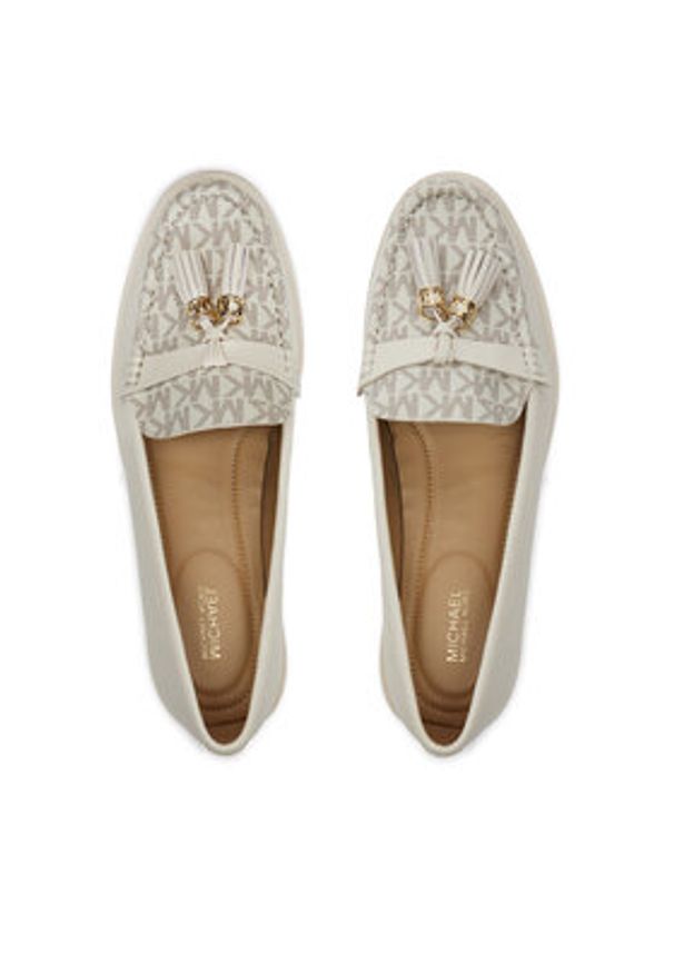 MICHAEL Michael Kors Mokasyny 40T4KRFP1B Beżowy. Kolor: beżowy. Materiał: skóra