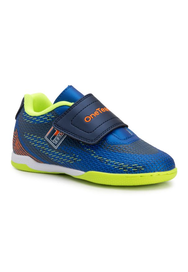 ONETEAM - Buty piłkarskie dziecięce OneTeam Robero Junior IC. Kolor: niebieski. Sport: piłka nożna