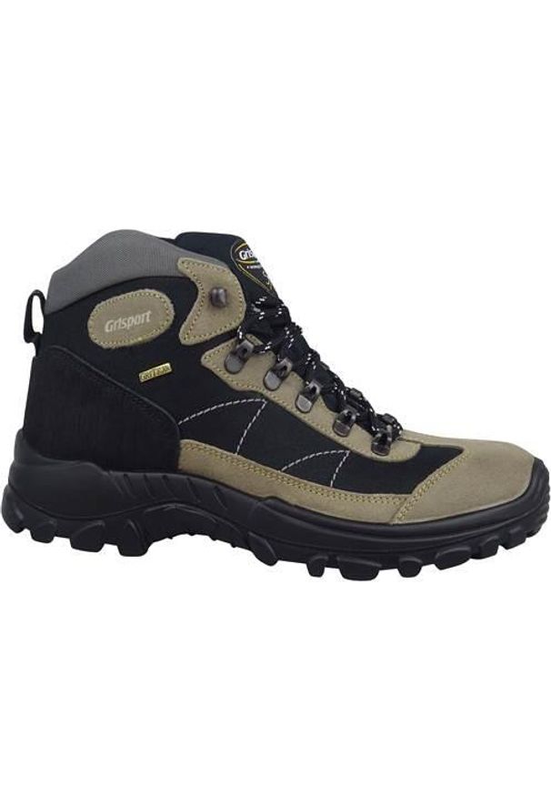 Buty trekkingowe męskie Grisport 13362SV89GMAN. Zapięcie: sznurówki. Kolor: wielokolorowy, szary. Materiał: guma, materiał, skóra, tkanina. Szerokość cholewki: normalna