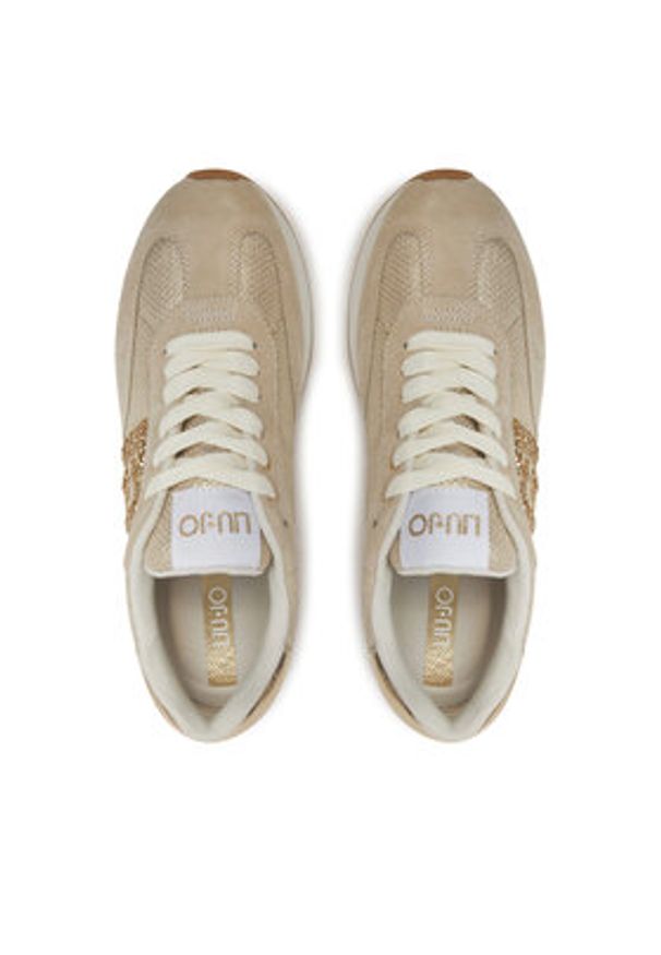 Liu Jo Sneakersy BA5035 PX618 S3666 Beżowy. Kolor: beżowy. Materiał: skóra, zamsz