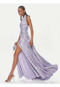 Babylon Sukienka wieczorowa MF200U Fioletowy Regular Fit. Kolor: fioletowy. Materiał: syntetyk. Styl: wizytowy