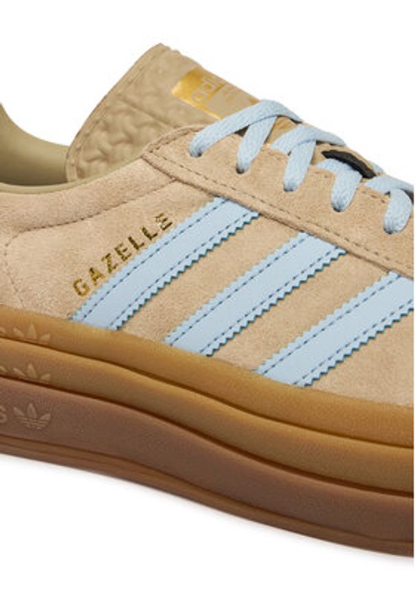 Adidas - adidas Sneakersy Gazelle Bold IH6791 Beżowy. Kolor: beżowy. Materiał: zamsz, skóra. Model: Adidas Gazelle
