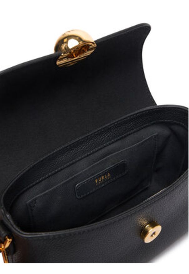 Furla Torebka Moonlight Mini WE00921 BX3036 CN O6000 Czarny. Kolor: czarny. Materiał: skórzane