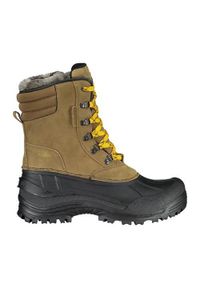 Buty trekkingowe męskie CMP Kinos Snow. Zapięcie: sznurówki. Kolor: wielokolorowy. Materiał: skóra, materiał, tkanina, wełna, syntetyk. Szerokość cholewki: normalna. Sport: turystyka piesza