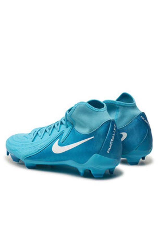 Nike Buty do piłki nożnej Phantom Luna II Academy FG/MG FD6725 400 Niebieski. Kolor: niebieski. Materiał: skóra