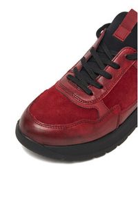 Remonte Sneakersy D2V00-35 Bordowy. Kolor: czerwony. Materiał: skóra #4