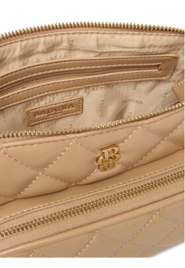 Badura Torebka EO-ALI-LDA8612 Beżowy. Kolor: beżowy. Materiał: skórzane