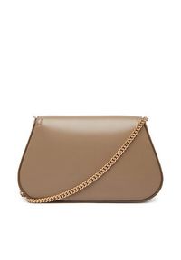 Calvin Klein Torebka Ck Curved Wallet On Chain LV04F1153G Beżowy. Kolor: beżowy. Materiał: skórzane #4