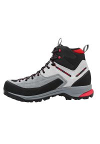 Buty do chodzenia Garmont Vetta Tech GTX. Wysokość cholewki: za kostkę. Zapięcie: sznurówki. Kolor: wielokolorowy, szary, czerwony. Materiał: materiał, syntetyk. Szerokość cholewki: normalna. Sport: turystyka piesza