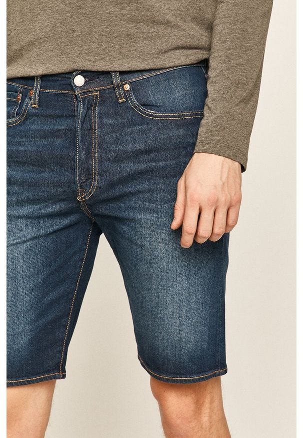 Levi's® - Levi's - Szorty jeansowe. Okazja: na co dzień, na spotkanie biznesowe. Kolor: niebieski. Materiał: jeans. Styl: biznesowy, casual
