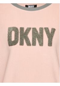 DKNY Piżama YI2822603F Różowy Regular Fit. Kolor: różowy. Materiał: syntetyk #2