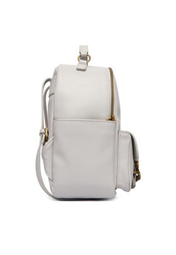 Just Cavalli Plecak 80RA4BA5 ZSA89 Szary. Kolor: szary. Materiał: skóra