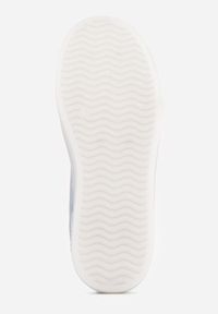 Renee - Niebieskie Sneakersy na Platformie z Denimu Nanore. Okazja: na co dzień. Kolor: niebieski. Materiał: denim. Obcas: na platformie #3