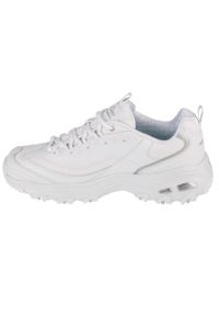 skechers - Buty do chodzenia damskie Skechers D'lites-Endless Dream. Zapięcie: sznurówki. Kolor: biały. Materiał: zamsz, skóra, materiał. Szerokość cholewki: normalna. Sport: turystyka piesza