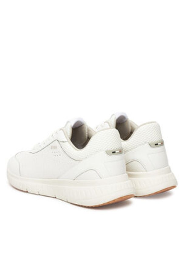 BOSS Sneakersy Titanis 50548718 Biały. Kolor: biały. Materiał: skóra