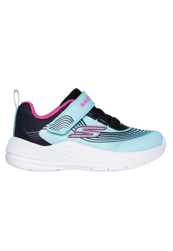 skechers - Buty dziecięce SKECHERS Microspec Advance aqua. Kolor: wielokolorowy, czarny, niebieski, fioletowy