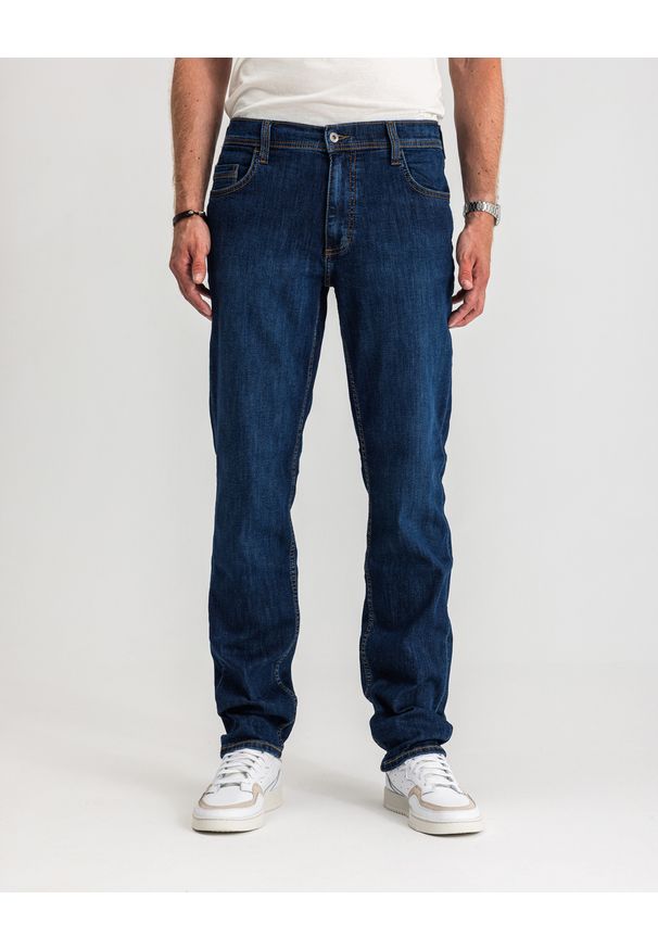 Męskie Spodnie Jeansowe Mustang Style Washington Straight Denim Blue 1017119 5000 882