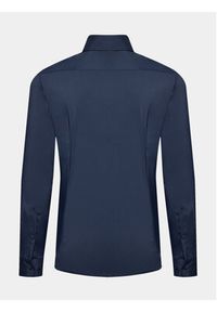 Seidensticker Koszula 01.650400 Granatowy Slim Fit. Kolor: niebieski. Materiał: syntetyk #3