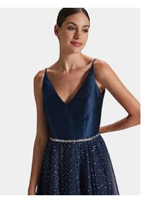Swing Sukienka koktajlowa 5AG11500 Granatowy Slim Fit. Kolor: niebieski. Materiał: syntetyk. Styl: wizytowy #7
