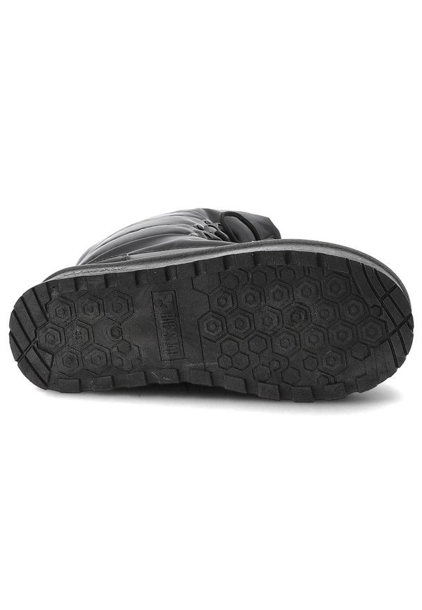 Big-Star - Czarne Śniegowce Big Star Ocieplane Obuwie Damskie. Okazja: na spacer, na co dzień. Kolor: czarny. Materiał: materiał, puch. Szerokość cholewki: normalna. Sezon: zima. Styl: casual, klasyczny