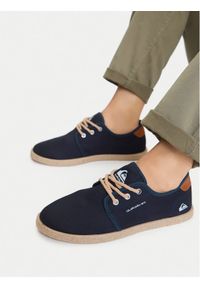 Quiksilver Espadryle CWBEO-WAVESTRIDE-02 Granatowy. Kolor: niebieski. Materiał: materiał #1