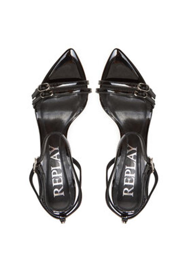 Replay - REPLAY Sandały GWH2Q .000.C0002S Czarny. Kolor: czarny. Materiał: skóra
