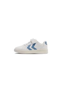 Sneakersy dla dzieci Hummel Derby Court. Okazja: na uczelnię. Kolor: niebieski, szary, wielokolorowy. Sport: joga i pilates