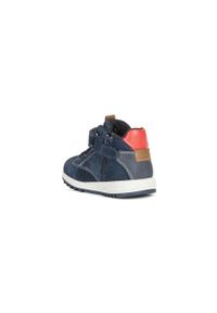 Geox Buty dziecięce kolor granatowy. Nosek buta: okrągły. Zapięcie: rzepy. Kolor: niebieski. Materiał: guma #4