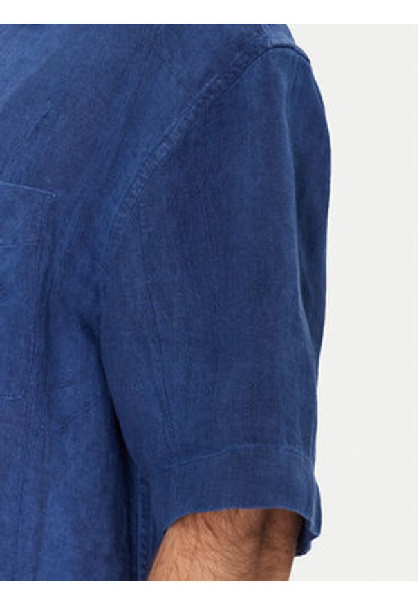 GANT - Gant Koszula 3250062 Niebieski Relaxed Fit. Kolor: niebieski. Materiał: bawełna